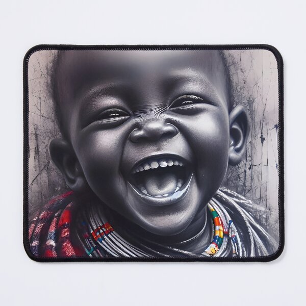 Item preview, A Happy Maasai Child art style by shs_kenya designed and sold by Shs-Kenya.