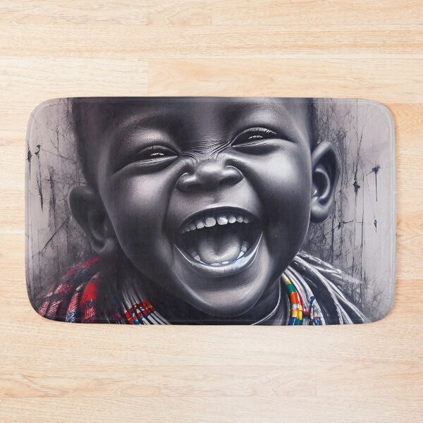Item preview, A Happy Maasai Child art style by shs_kenya  designed and sold by Shs-Kenya.