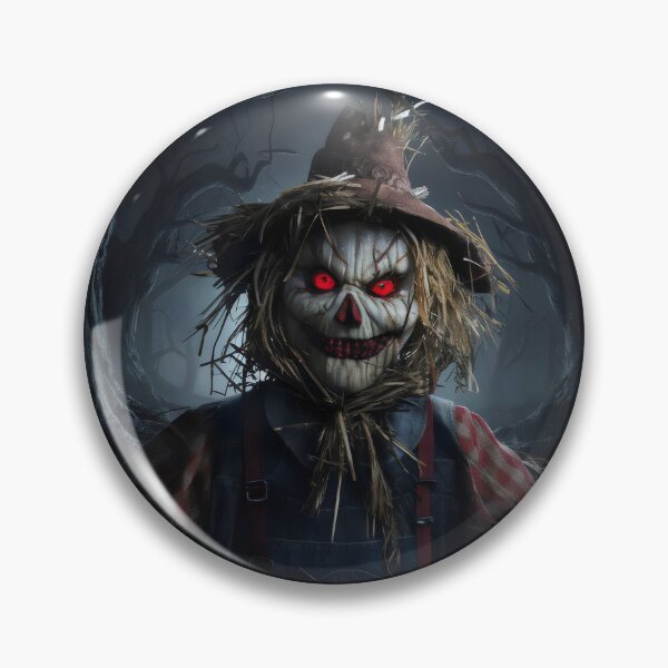 Item preview, Scarecrow in a spooky forest. designed and sold by MyHappyArtShop.