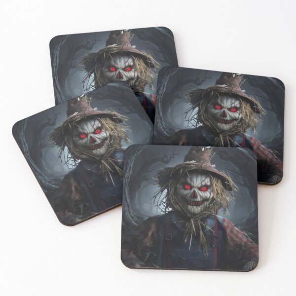 Item preview, Scarecrow in a spooky forest. designed and sold by MyHappyArtShop.