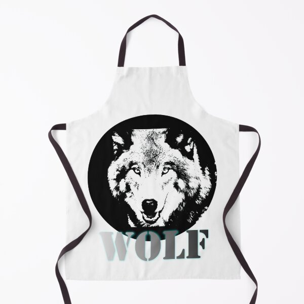 Artikelvorschau, Skizze eines Wolfes mit dem Wort „WOLF“ Version 2 entworfen und verkauft von natalik2024.