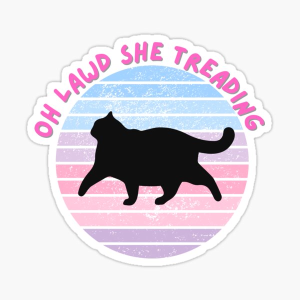 Item preview, Oh Lawd She Treading Retro Pink Style  designed and sold by Patryk Urbanek.