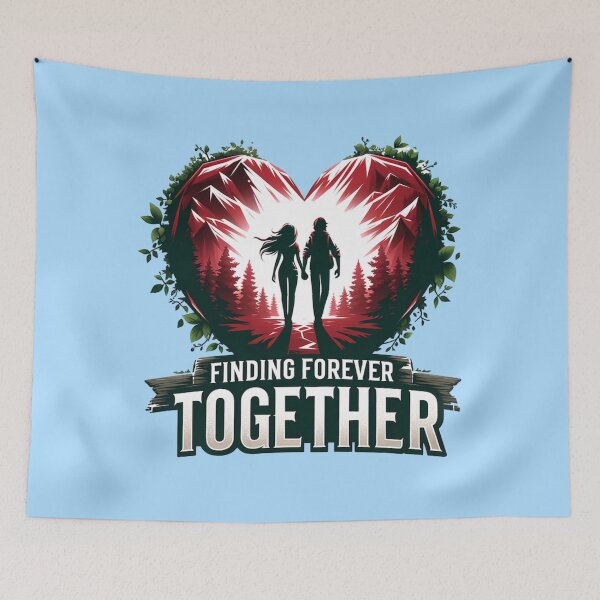 Item preview, Finding Forever Together Married Engaged Love designed and sold by sparsonboutique.