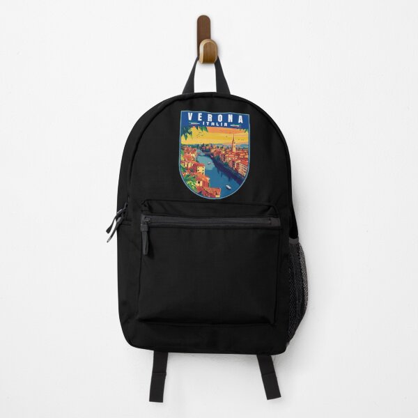 Item preview, Verona in Veneto Italy Retro Travel Art Bagde designed and sold by MaateoDesign.