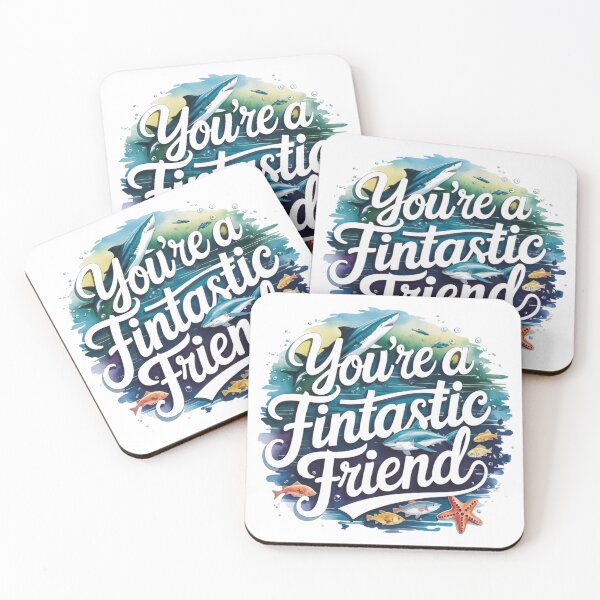 Item preview, You’re a Fintastic Friend Design designed and sold by MrHStudio.