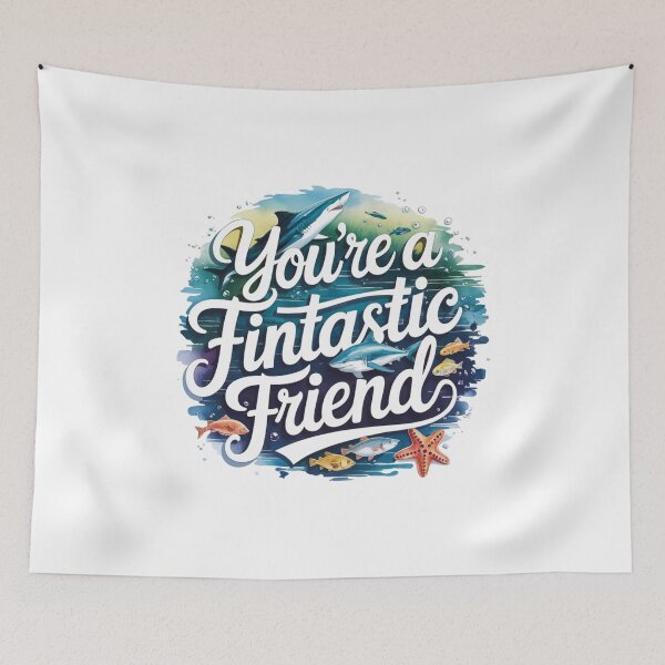 Item preview, You’re a Fintastic Friend Design designed and sold by MrHStudio.