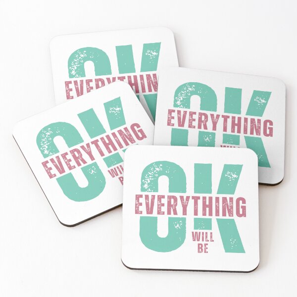 Item preview, Stay Positive with Inspirational Everything Will Be Ok Message designed and sold by ozdilh.