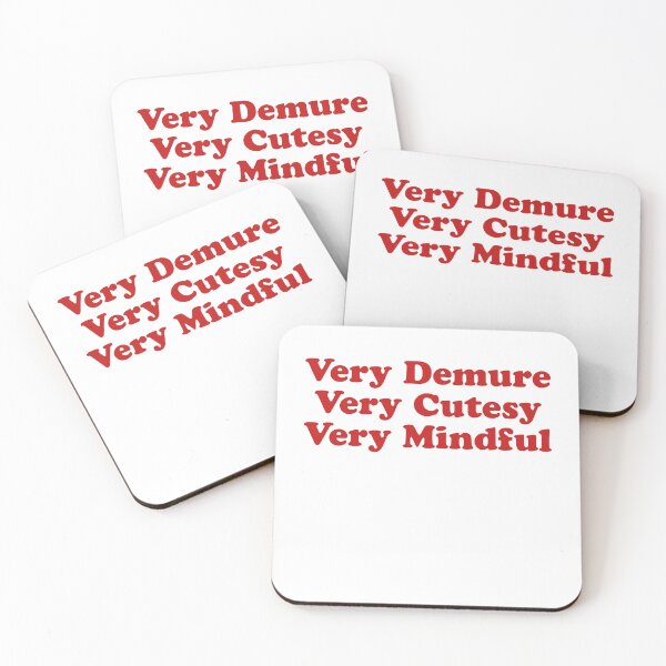 Item preview, very demure very mindful very cutesy meme designed and sold by House Sparrow.