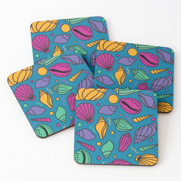 Item preview, 90s Style Sea Shells Pattern designed and sold by Smooth-Tee.