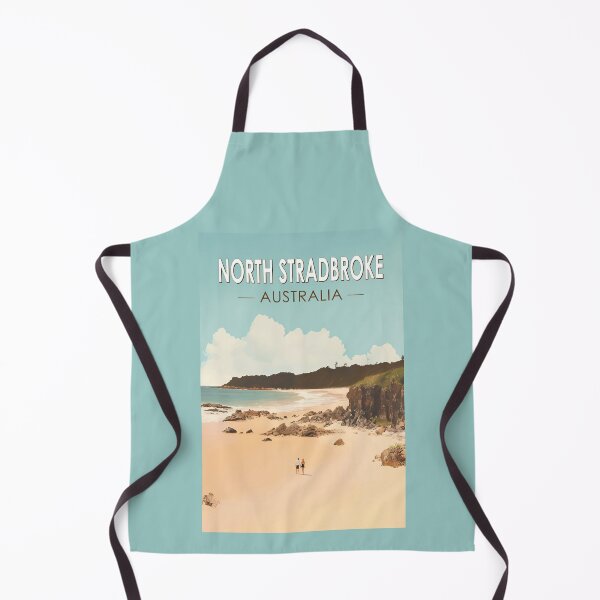 Item preview, North Stradbroke Island Australia Travel Art Vintage designed and sold by KrisSidDesigns.