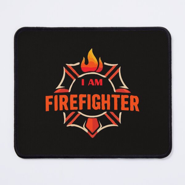 Item preview, I am Firefighter clipart logo vector design designed and sold by X-ecute.
