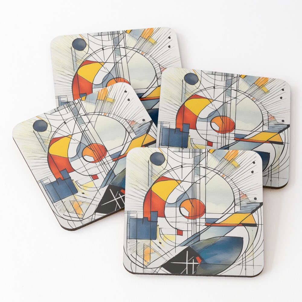 Item preview, Coasters (Set of 4) designed and sold by ArcRayzStudio.