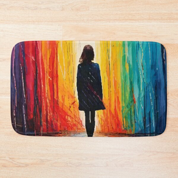 Item preview, Loneliness Concept Abstract Woman Art | Digitally Handmade Drawing Painting (Black BG) designed and sold by FilipeFerreira.