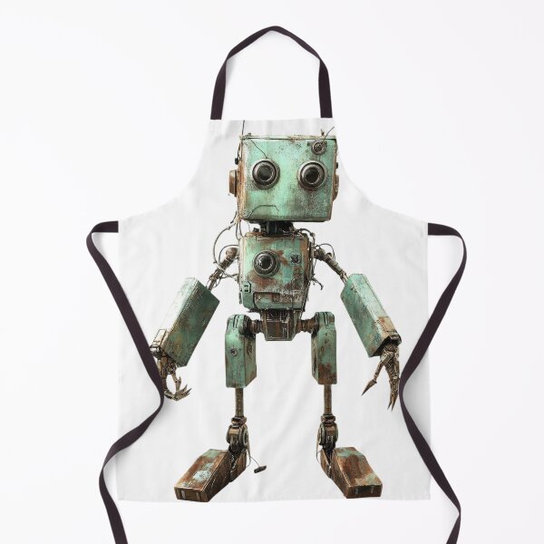Aperçu de l'œuvre Robot rouillé vintage créée et vendue par NomadicDreamer.