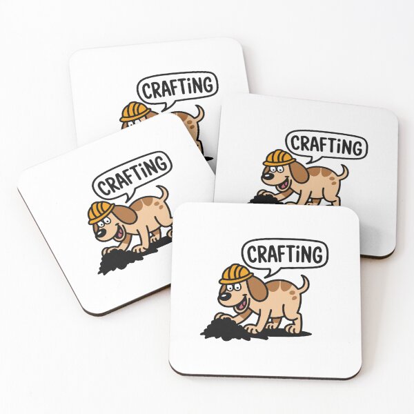 Item preview, Crafting in the Yard Dog designed and sold by MonkiFlipp.