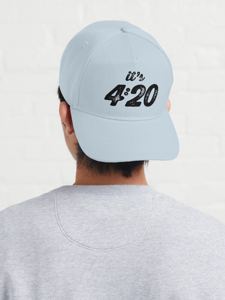 Thumbnail 4 of 7, Cap, "it's 4:20" designed and sold by minnayoung.