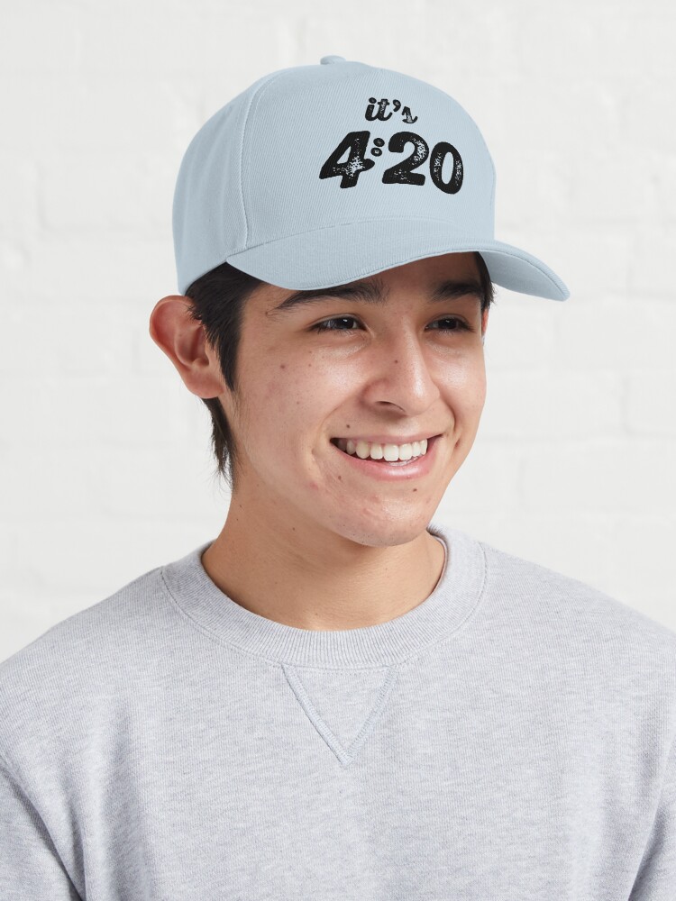 Thumbnail 3 of 7, Cap, "it's 4:20" designed and sold by minnayoung.