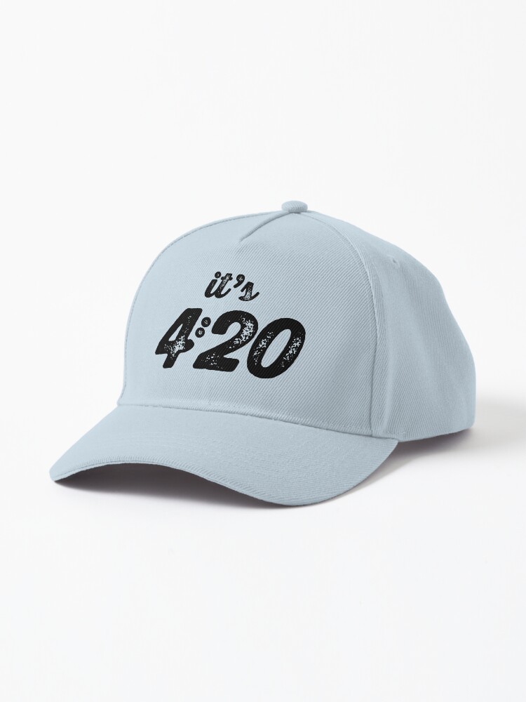 Thumbnail 1 of 7, Cap, "it's 4:20" designed and sold by minnayoung.