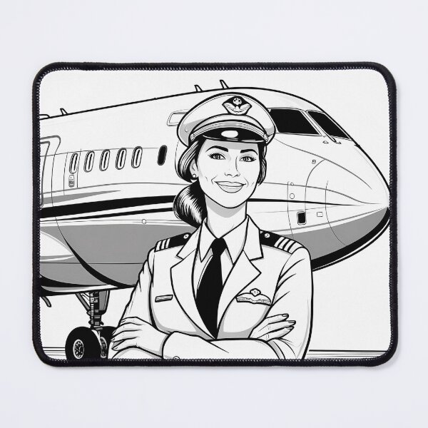Item preview, Beautiful Female pilot designed and sold by EMairplanes.