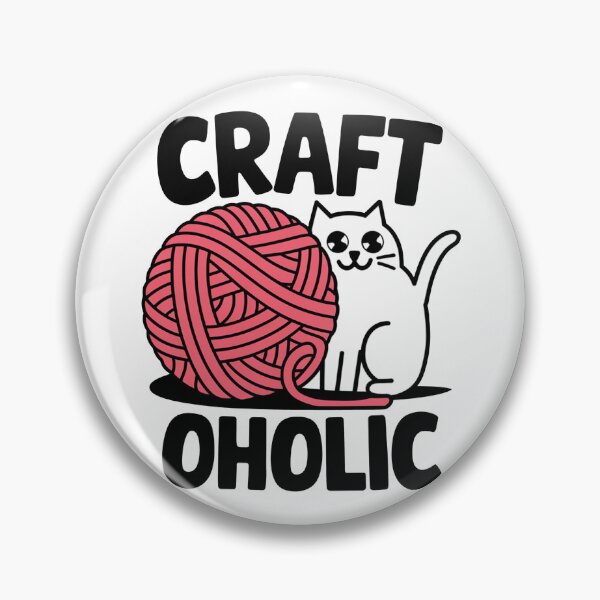 Item preview, Craftoholic Cat designed and sold by MonkiFlipp.