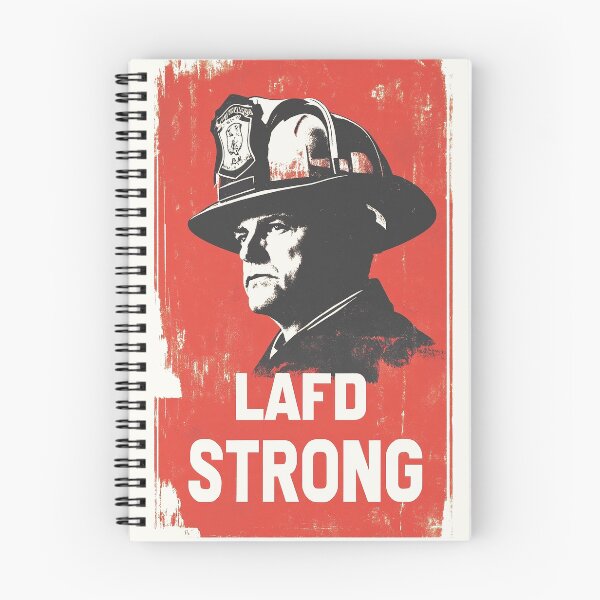 Item preview, LAFD Strong - Tribute to Firefighters designed and sold by Retro Travel Design.