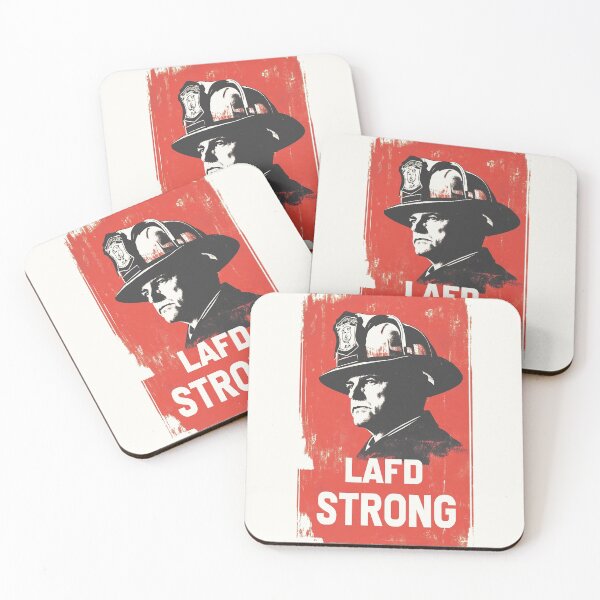 Item preview, LAFD Strong - Tribute to Firefighters designed and sold by Retro Travel Design.