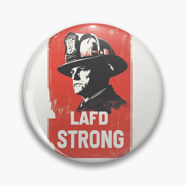 Item preview, LAFD Strong - Tribute to Firefighters designed and sold by Retro Travel Design.