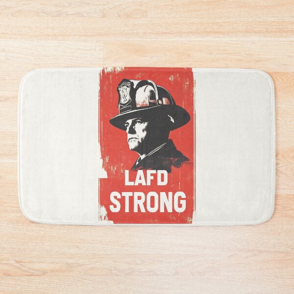Item preview, LAFD Strong - Tribute to Firefighters designed and sold by Retro Travel Design.