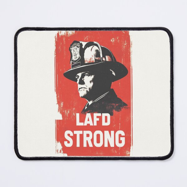 Item preview, LAFD Strong - Tribute to Firefighters designed and sold by Retro Travel Design.