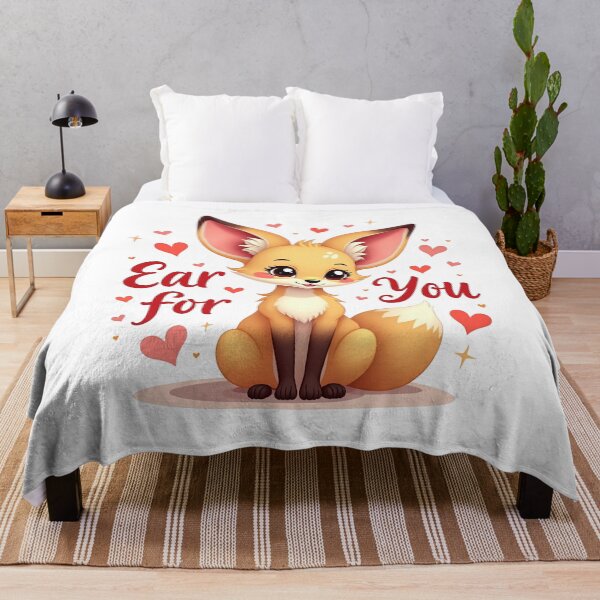 Item preview, Cute Valentine Fox - Ear for You designed and sold by Bulwshop.