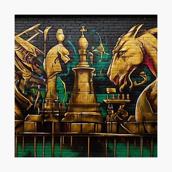 Item preview, Chess Figures - Urban Graffiti  designed and sold by Chess64.