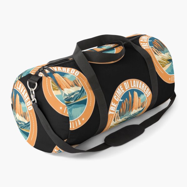 Item preview, Tre Cime di Lavaredo in Dolomiti di Sesto Italy Retro Travel Art Emblem designed and sold by MaateoDesign.