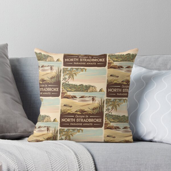 Item preview, North Stradbroke Island Australia Illustration Travel Art Vintage designed and sold by KrisSidDesigns.
