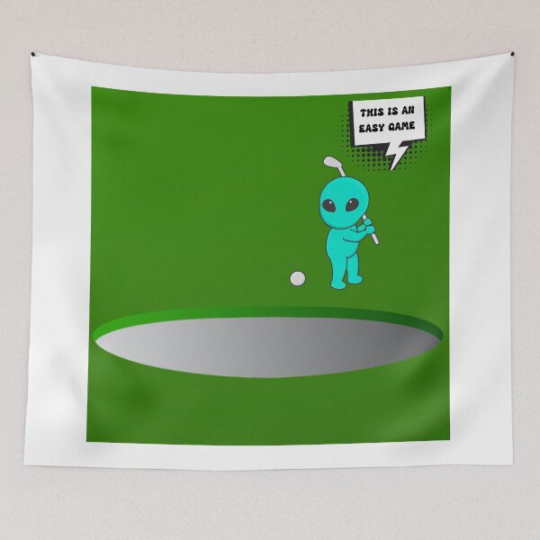 Item preview, Alien Golfer designed and sold by Robertosdesigns.