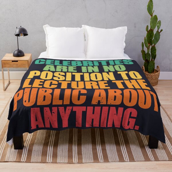 Item preview, Celebrities Can't Lecture Us designed and sold by SweetLog.