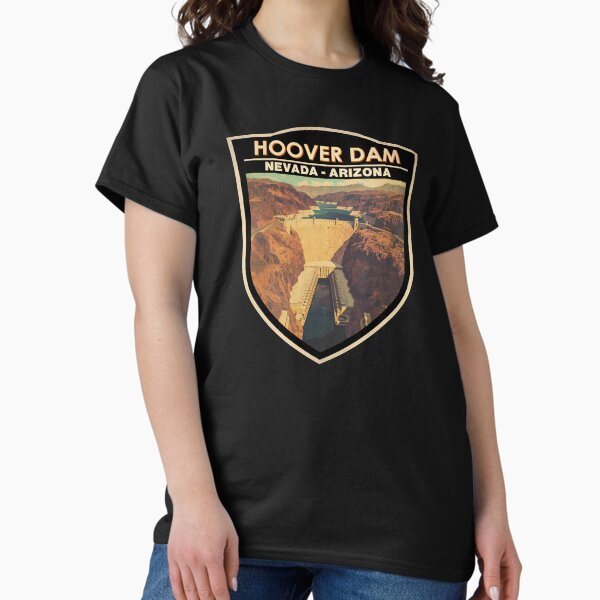 Item preview, Hoover Dam Travel Art Badge designed and sold by KrisSidDesigns.