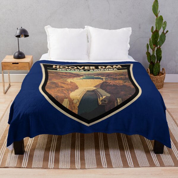 Item preview, Hoover Dam Travel Art Badge designed and sold by KrisSidDesigns.