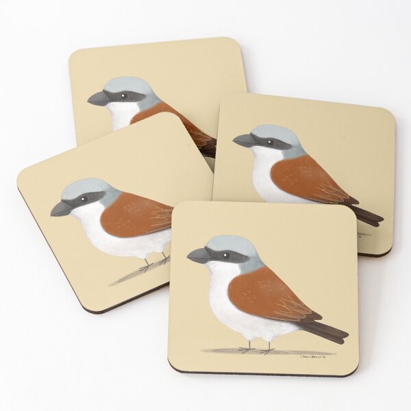 Item preview, Red Backed Shrike designed and sold by julianamotzko.