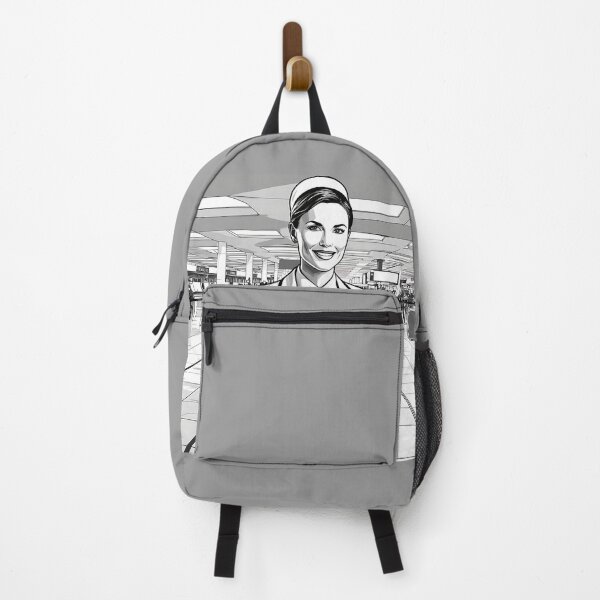Item preview, Female Cabin Crew at the airport designed and sold by EMaviation_.