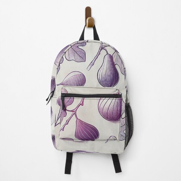 Item preview, Silhouettes of figs and purple plums drawn in thin lines designed and sold by Designer667.