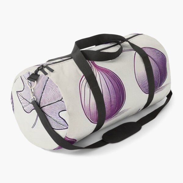 Item preview, Silhouettes of figs and purple plums drawn in thin lines designed and sold by Designer667.