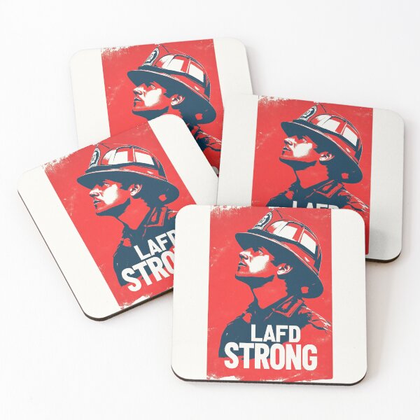 Item preview, LAFD Strong - Firefighter Tribute designed and sold by Retro Travel Design.