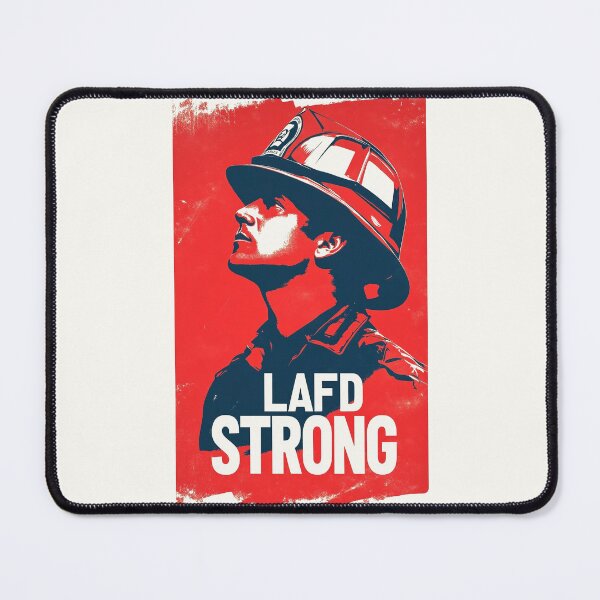 Item preview, LAFD Strong - Firefighter Tribute designed and sold by Retro Travel Design.