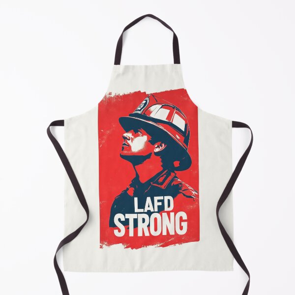 Item preview, LAFD Strong - Firefighter Tribute designed and sold by Retro Travel Design.