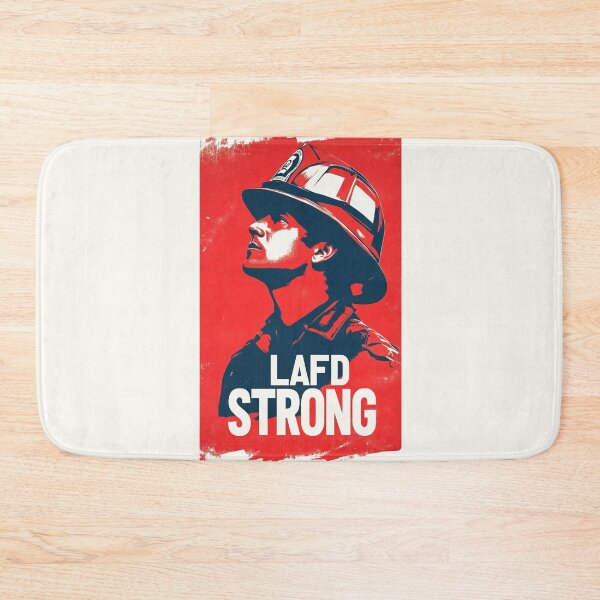 Item preview, LAFD Strong - Firefighter Tribute designed and sold by Retro Travel Design.