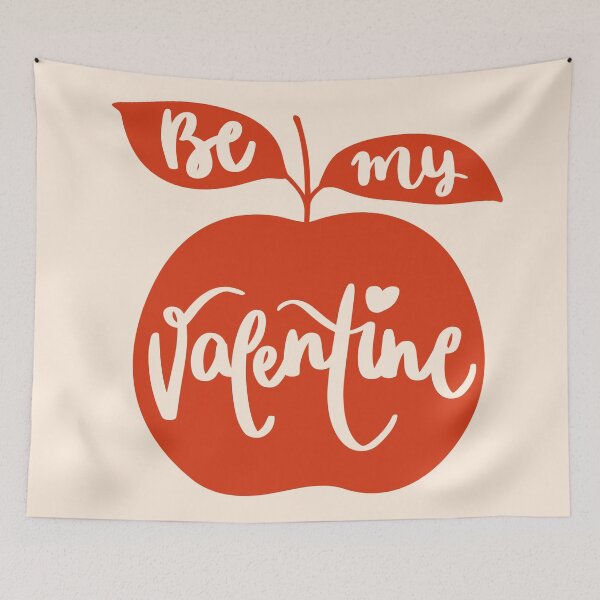 Item preview, be my valentine apple designed and sold by AnniBoDesign.
