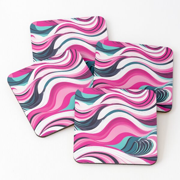 Item preview, Pink waves designed and sold by AniDigital.