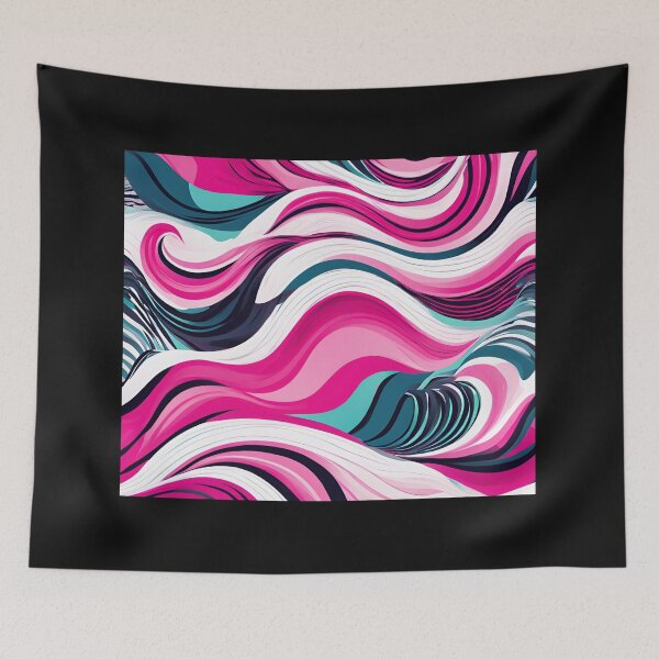 Item preview, Pink waves designed and sold by AniDigital.