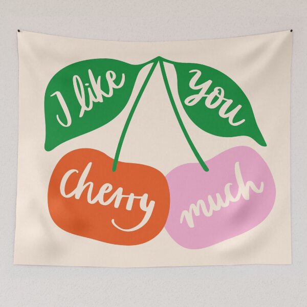 Item preview, i like you cherry much designed and sold by AnniBoDesign.