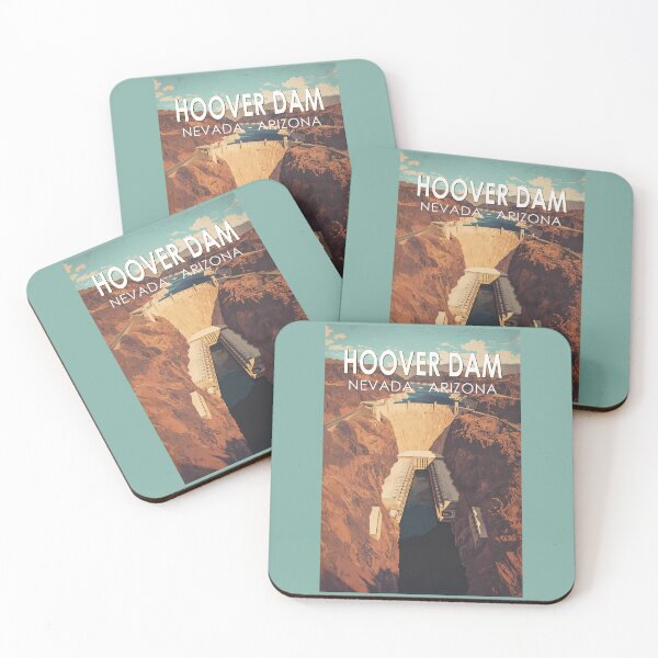 Item preview, Hoover Dam Travel Art Vintage designed and sold by KrisSidDesigns.